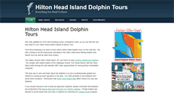 Desktop Screenshot of hiltonheadislanddolphintours.com